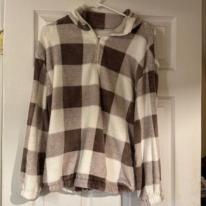 Super soft 3/4 zip fleece